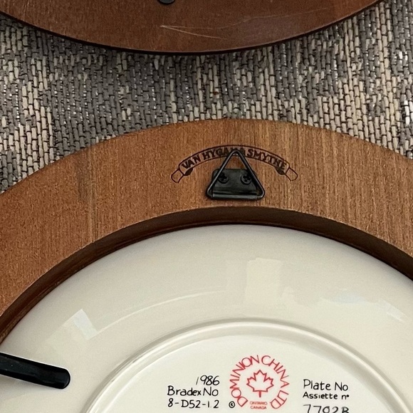 Vintage plates featuring geese. Perfect for bird collectors. Smythe frames. - Picture 8 of 8